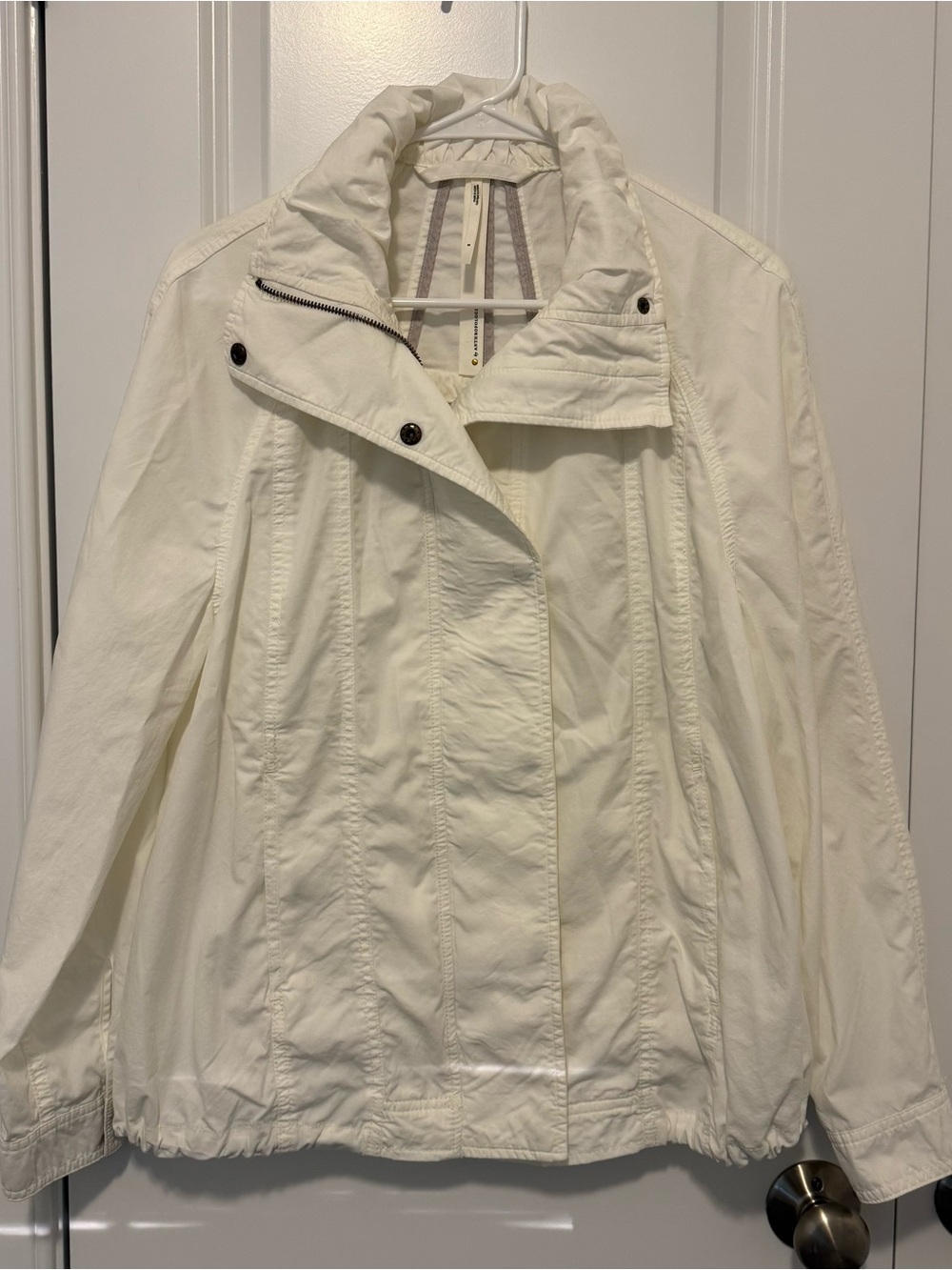 Anthropologie Ivory Utility Jacket